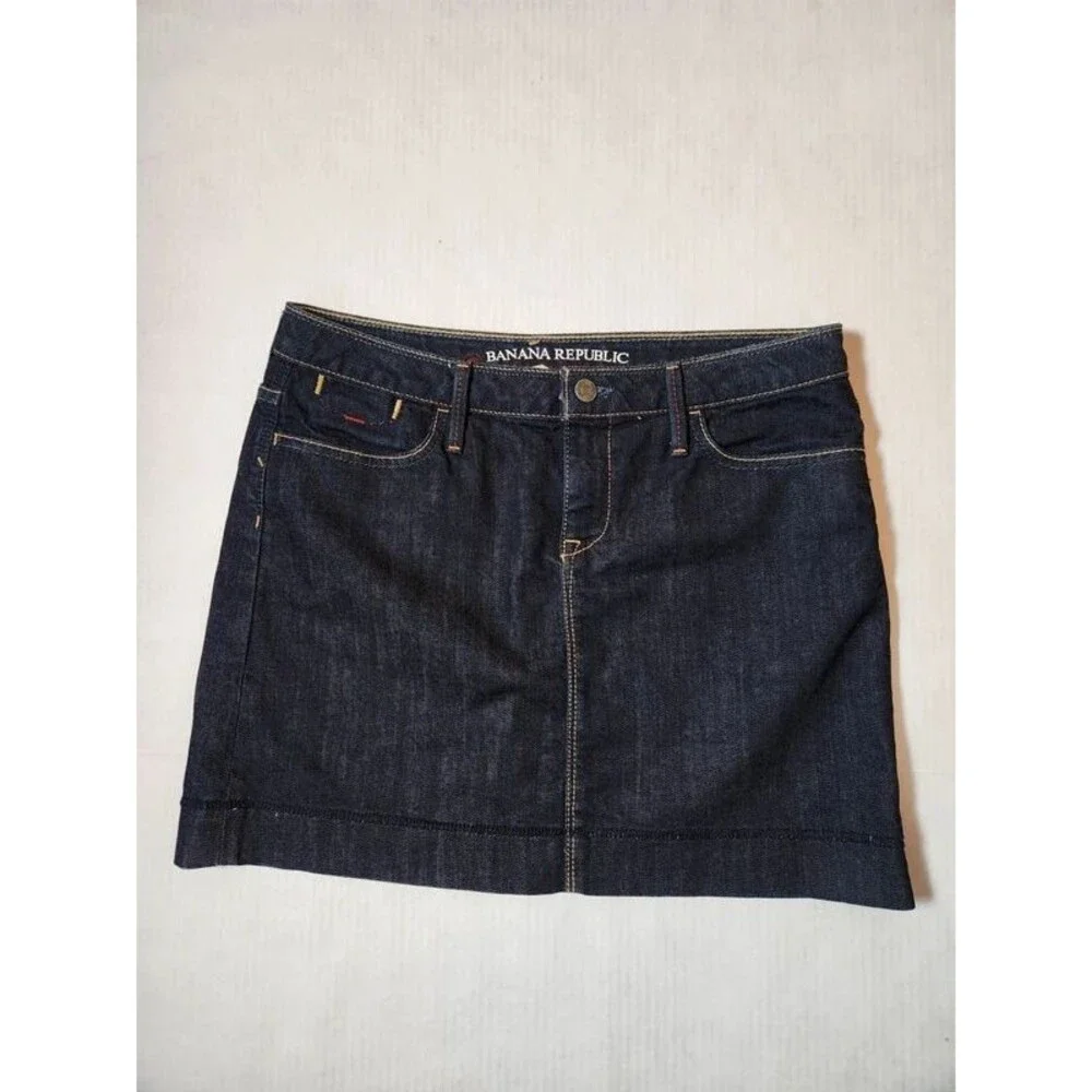Banana Republic Stretch Denim Skirt Size 8